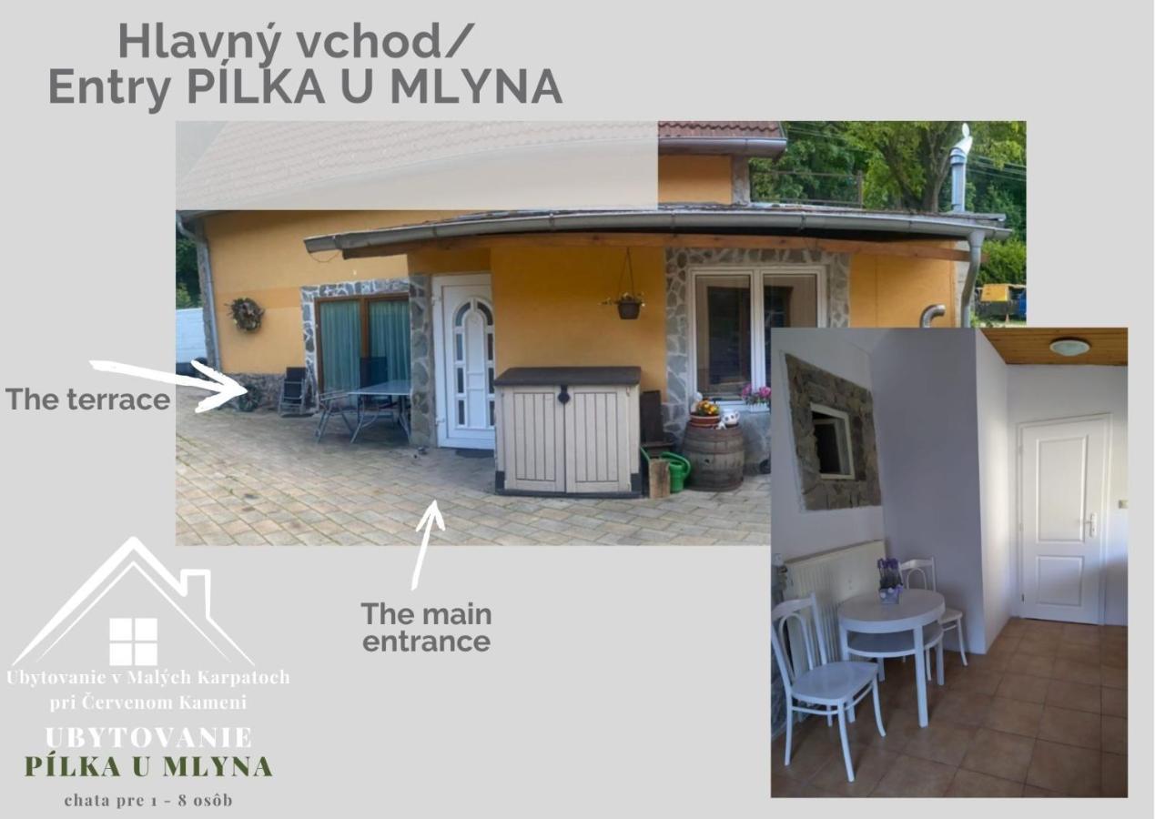 Ubytovanie Pod Cervenym Kamenom Male Karpaty Pila  Luaran gambar