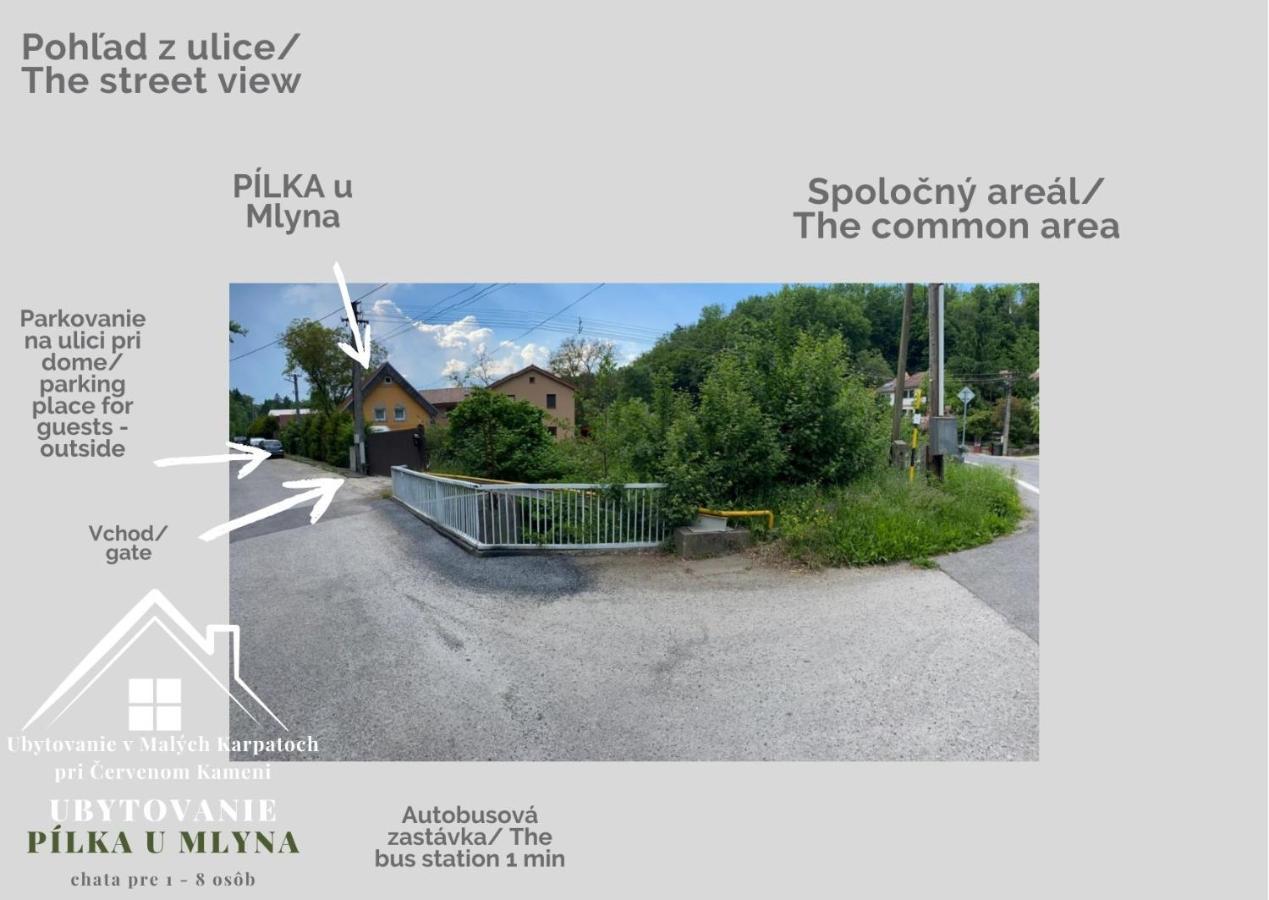 Ubytovanie Pod Cervenym Kamenom Male Karpaty Pila  Luaran gambar