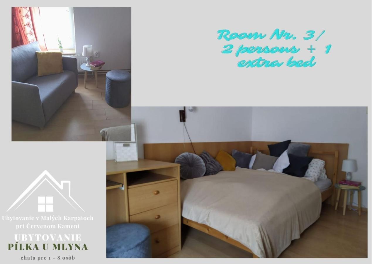 Ubytovanie Pod Cervenym Kamenom Male Karpaty Pila  Luaran gambar